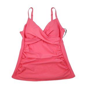 Calvin Klein Women Swimwear Comfortable Stretch Top Padded Straps Large